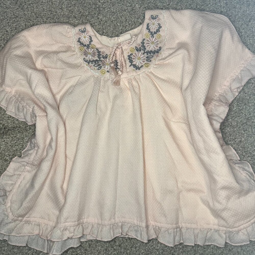 Tommy Bahama baby girl poncho topper size 24 months jacket coat cape